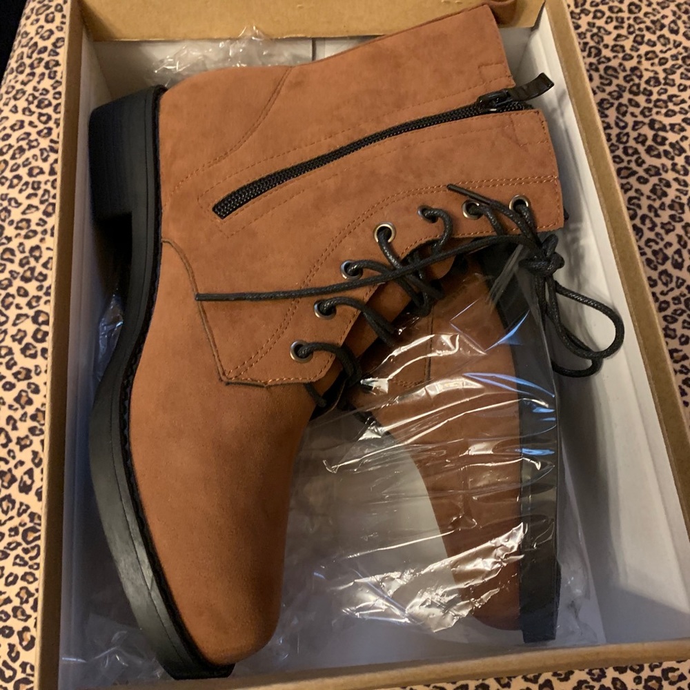 New tan boots